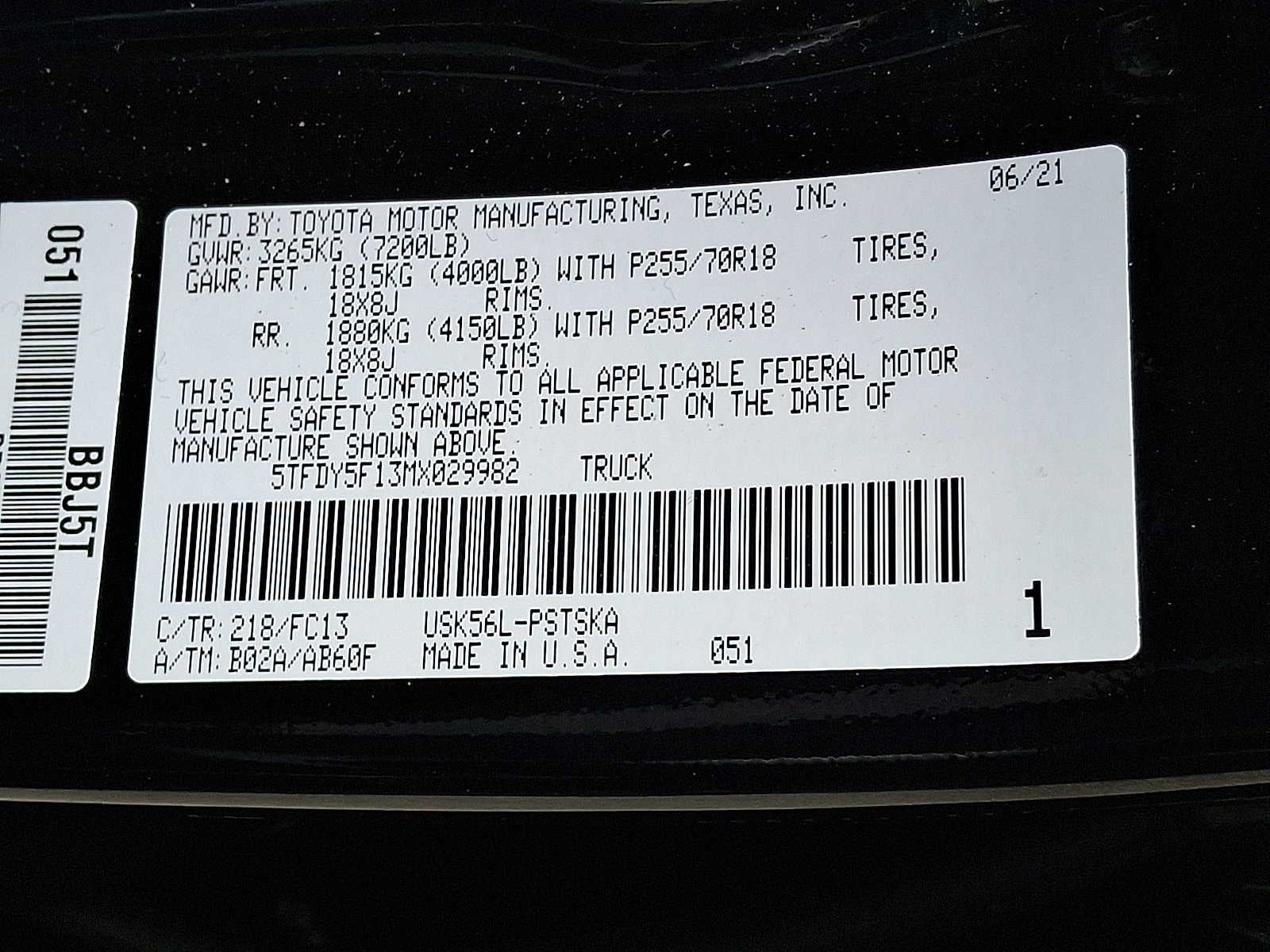 2021 Toyota Tundra SR5