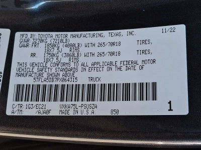 2023 Toyota Tundra SR5