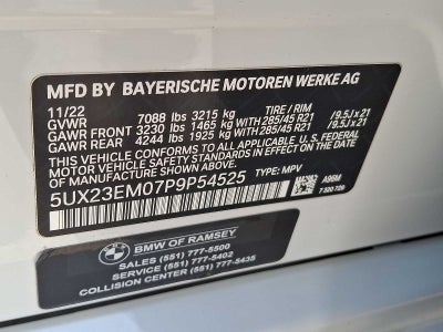 2023 BMW X7 xDrive40i