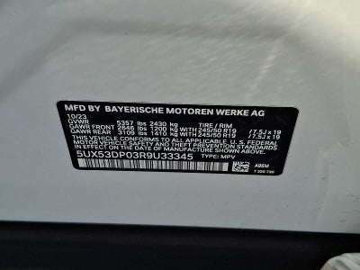 2024 BMW X3 xDrive30i xDrive30i