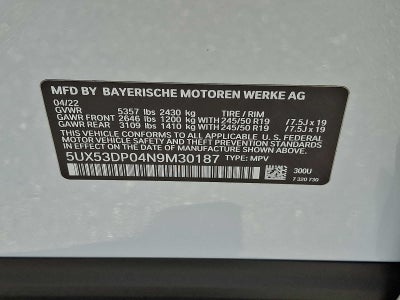 2022 BMW X3 xDrive30i xDrive30i