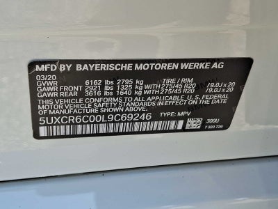 2020 BMW X5 xDrive40i Sports Activity Vehicle