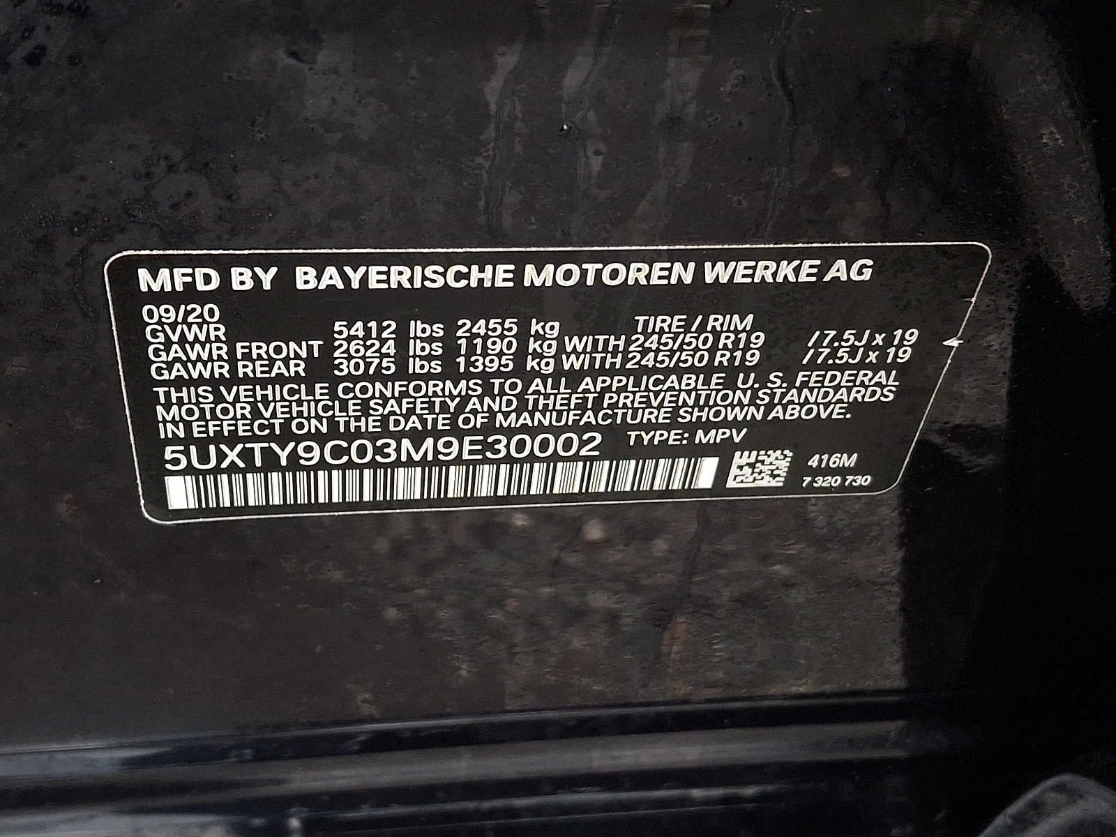2021 BMW X3 M40i