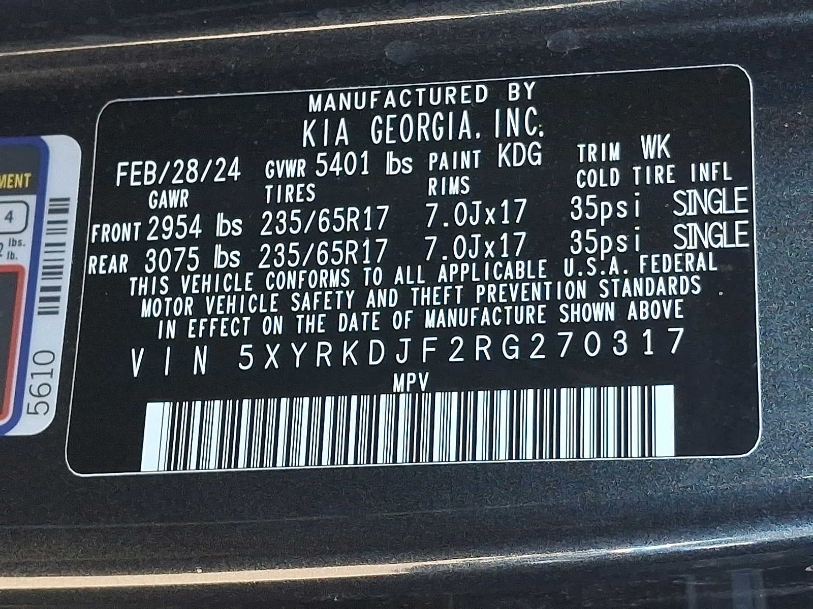 2024 Kia Sorento X-Pro SX Prestige