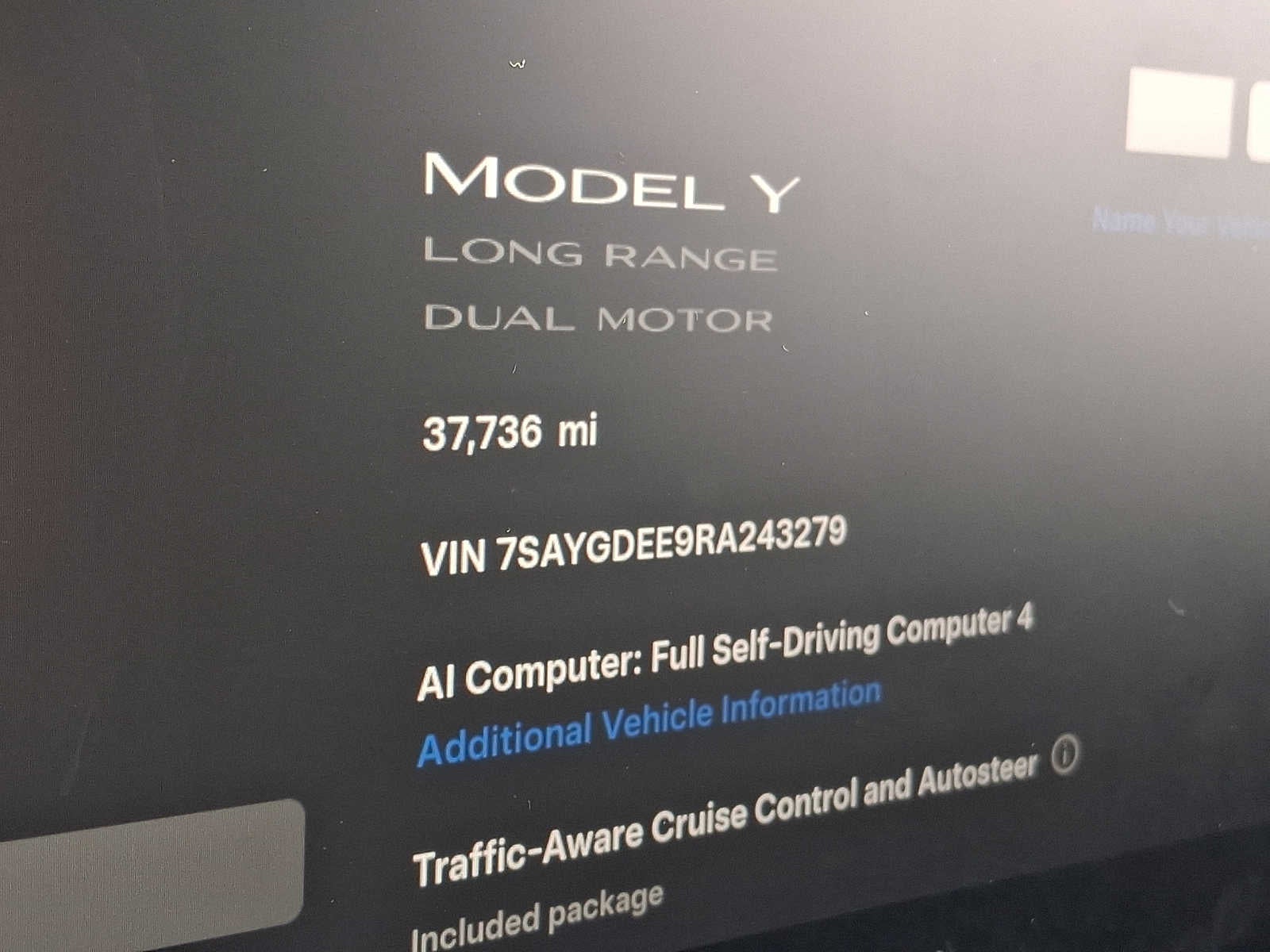 2024 Tesla Model Y Long Range