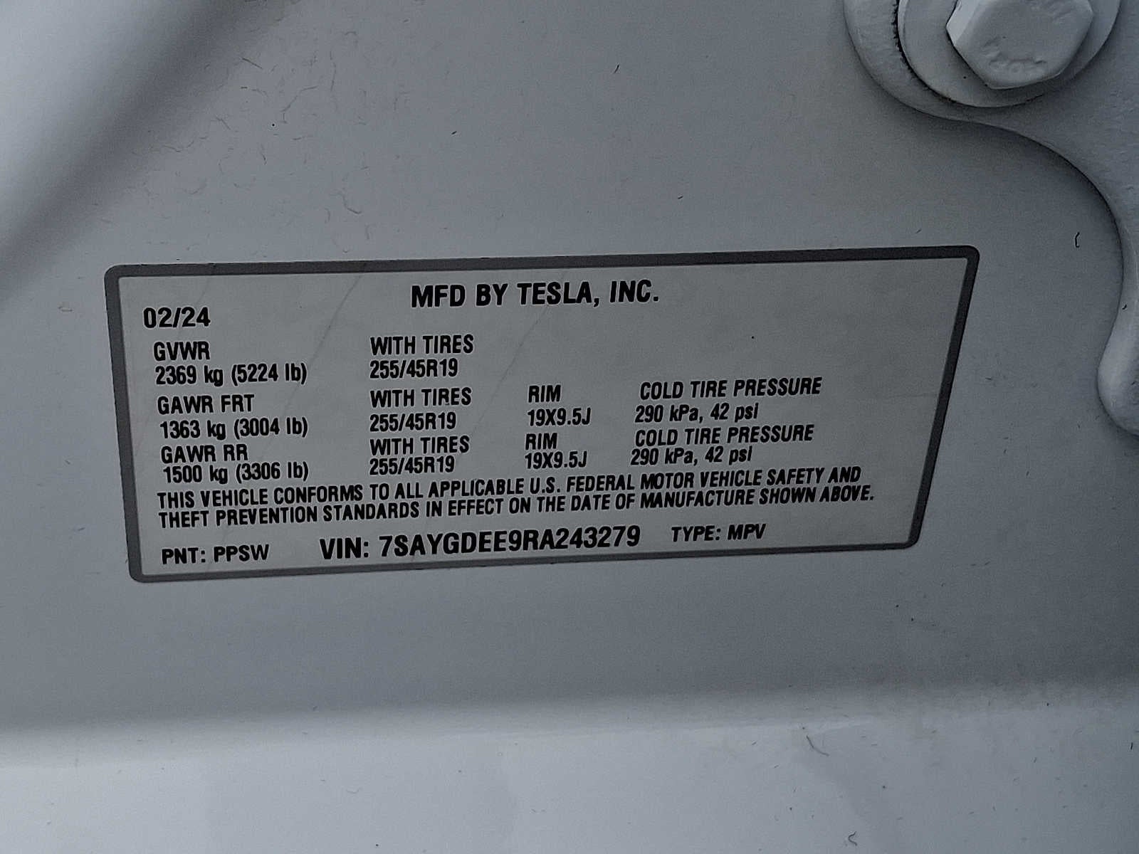 2024 Tesla Model Y Long Range