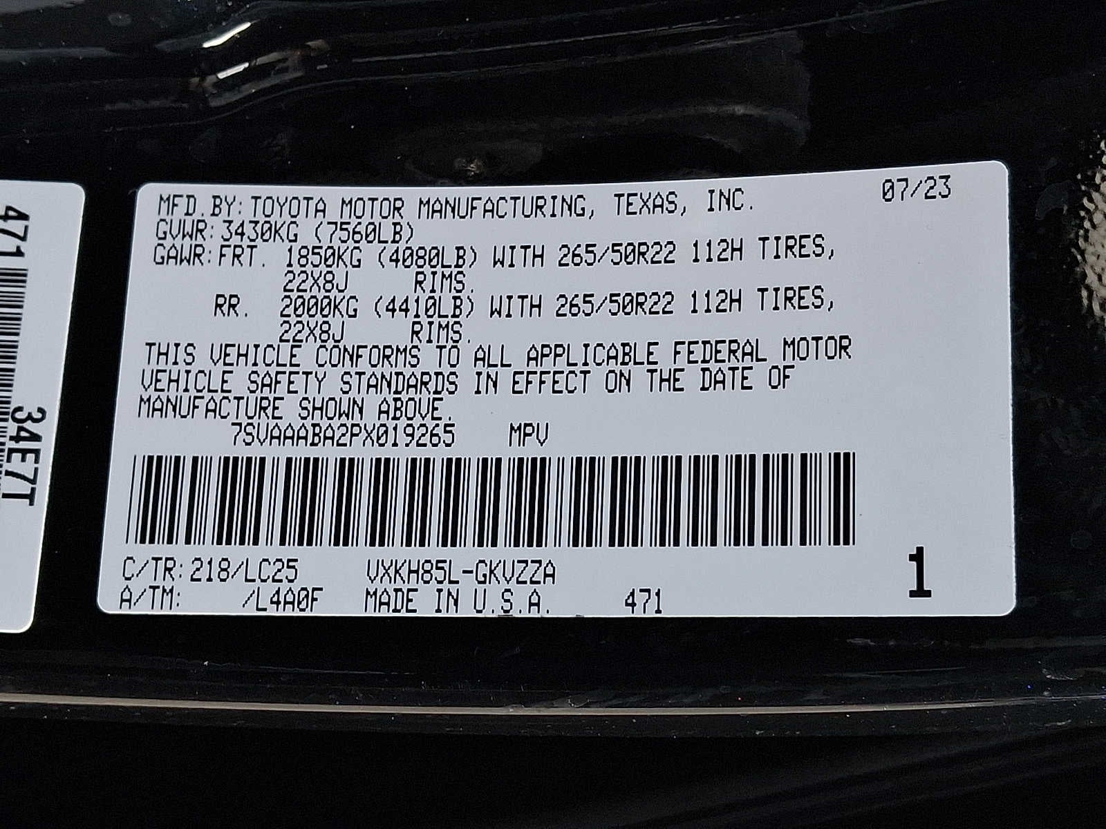 2023 Toyota Sequoia Capstone