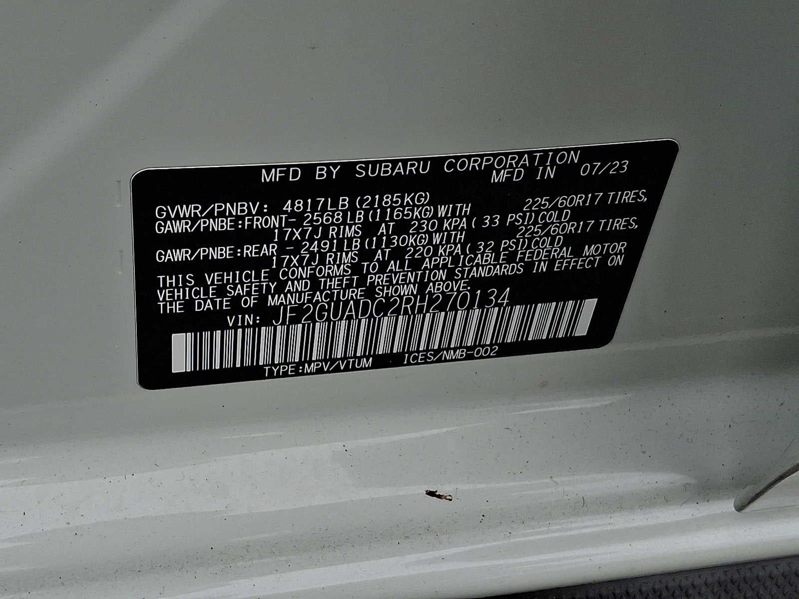 2024 Subaru Crosstrek Premium