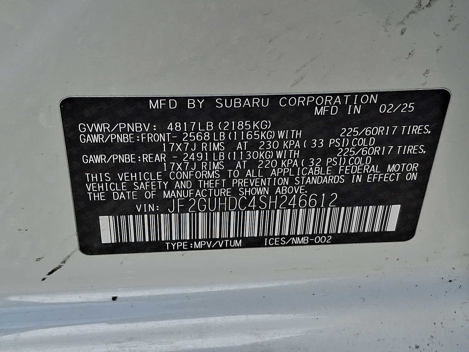 2025 Subaru Crosstrek Premium