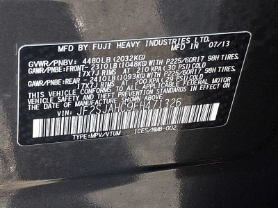 2014 Subaru Forester 2.5i Limited