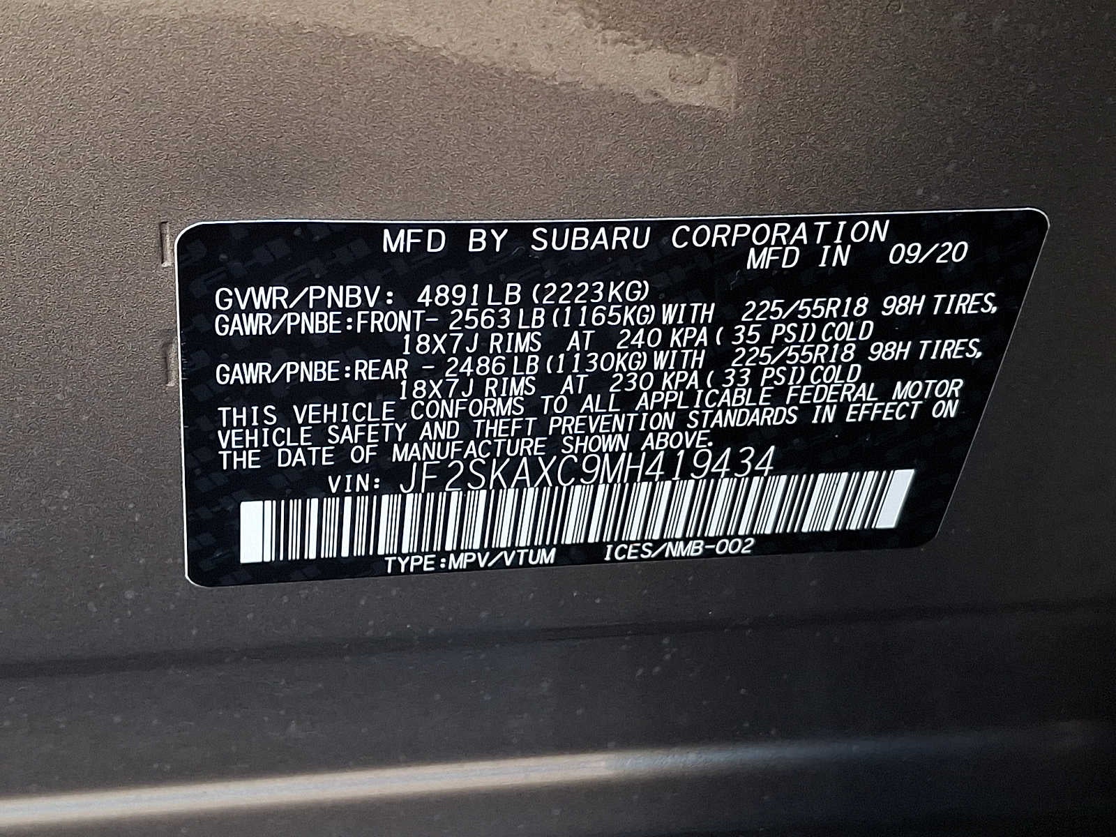 2021 Subaru Forester Touring