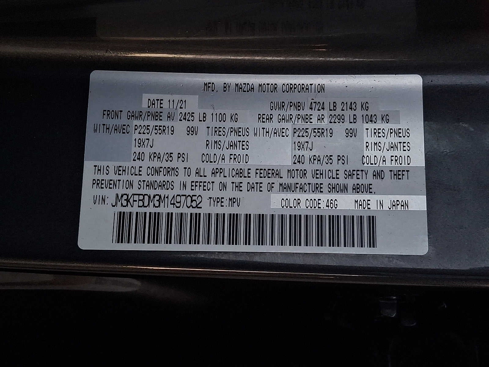 2021 Mazda Mazda CX-5 Grand Touring AWD