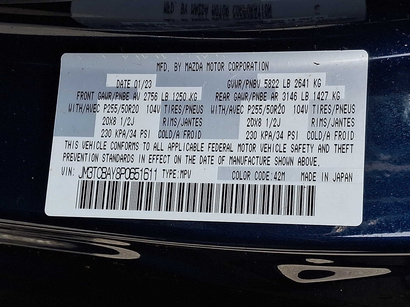 2023 Mazda Mazda CX-9 Touring Plus