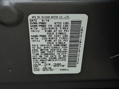 2020 Nissan Rogue SV