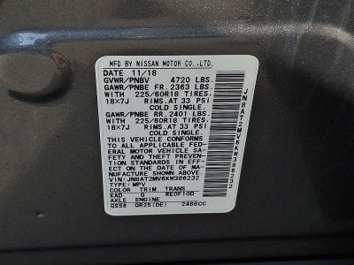 2019 Nissan Rogue AWD SV