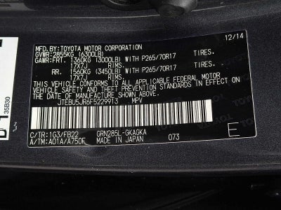 2015 Toyota 4Runner SR5