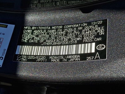 2023 Lexus UX F SPORT Design