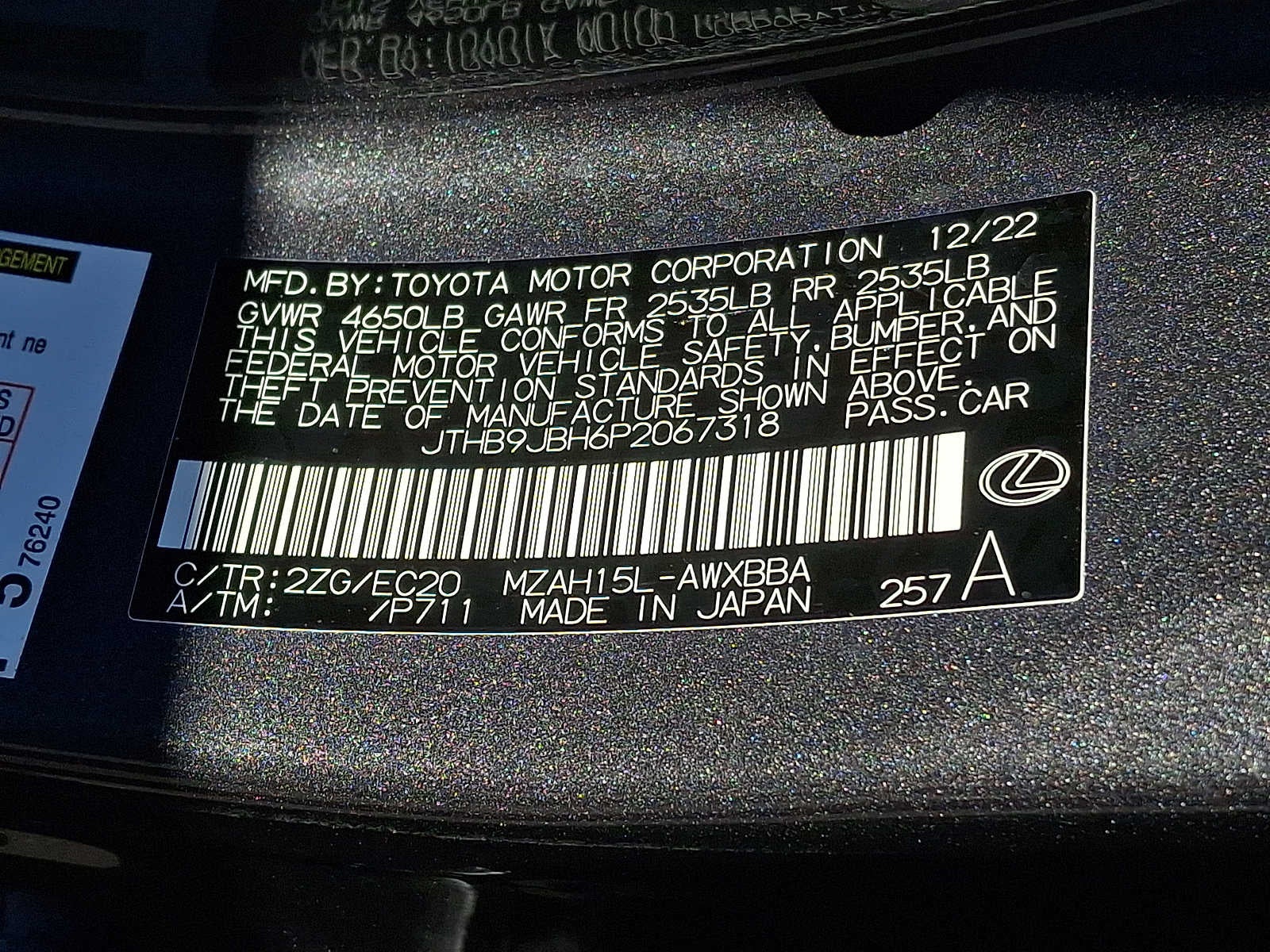 2023 Lexus UX F SPORT Design