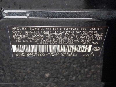 2017 Lexus IS IS Turbo F Sport RWD