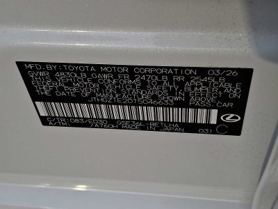 2026 Lexus IS IS 350 F SPORT AWD