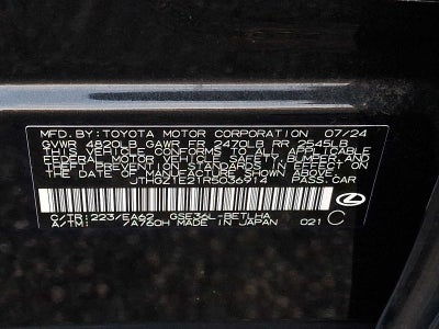 2024 Lexus IS 350 F SPORT AWD F SPORT AWD