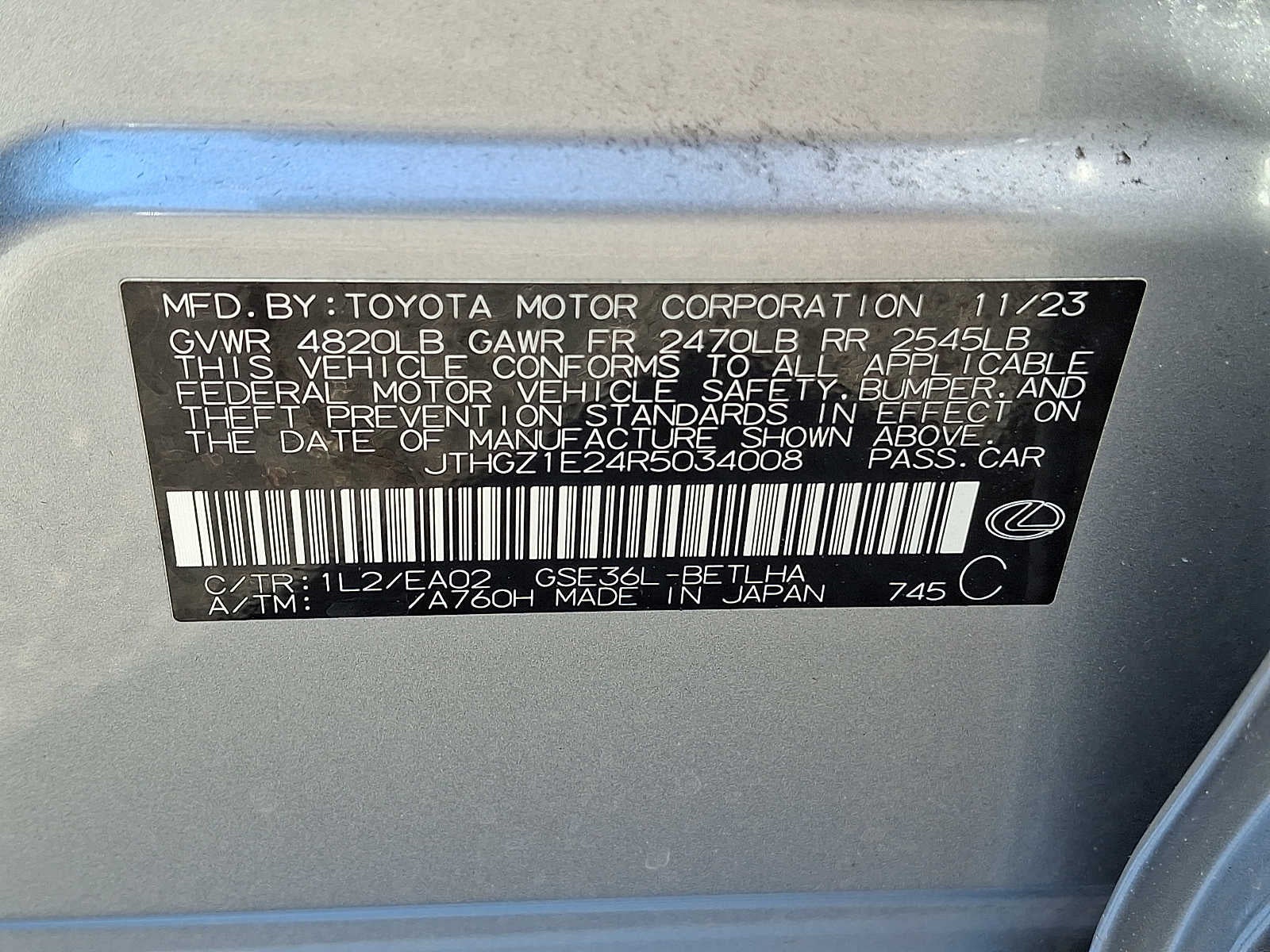 2024 Lexus IS 350 F SPORT