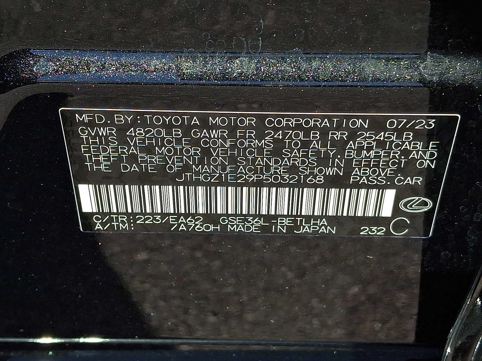 2023 Lexus IS 350 F SPORT