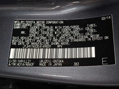 2014 Lexus LX 570 4WD 4dr