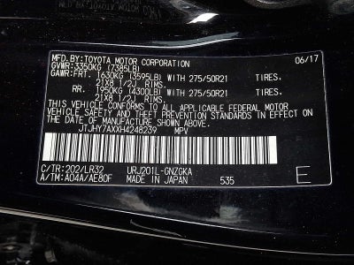 2017 Lexus LX 570 LX 570 4WD