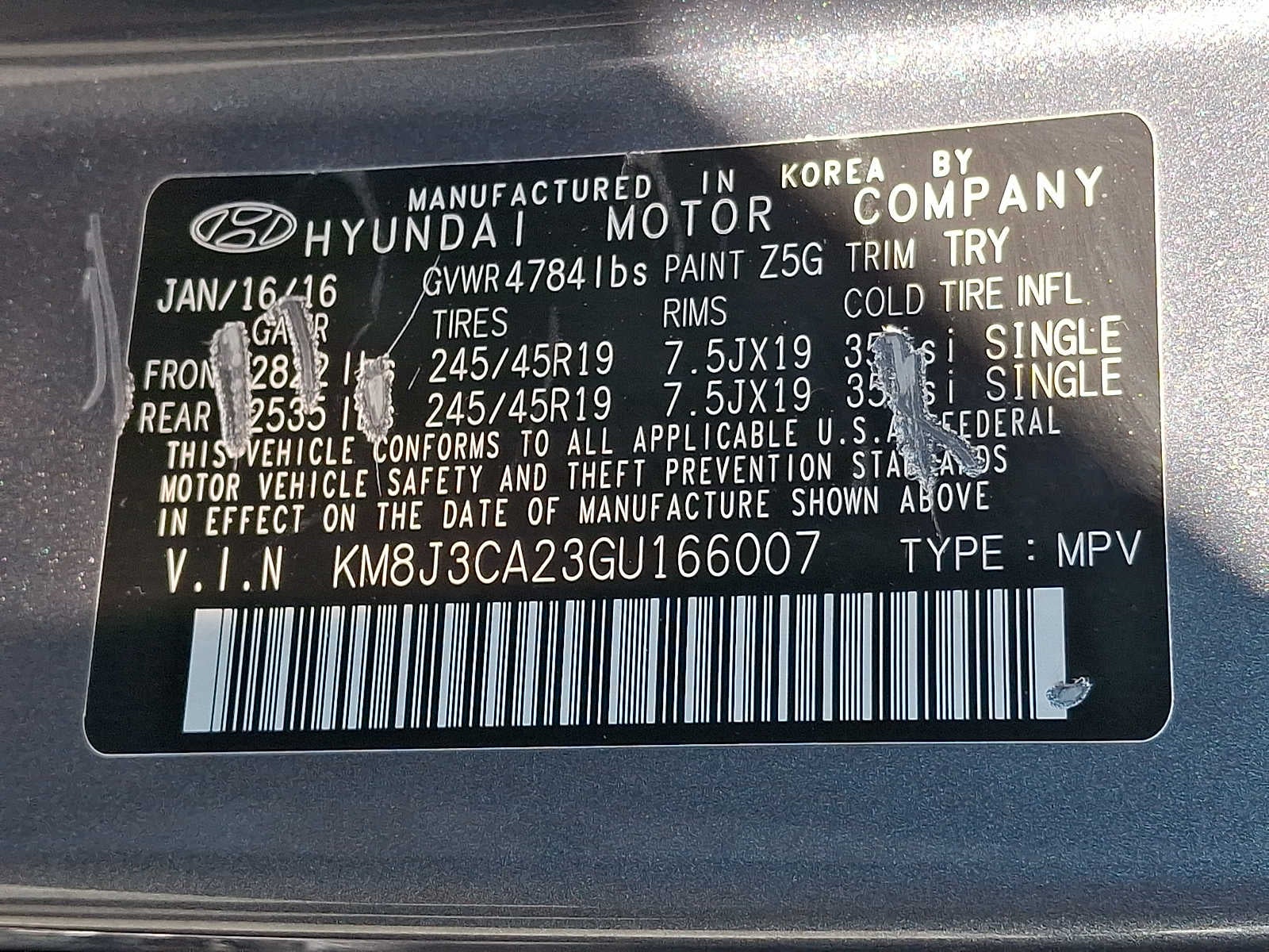 2016 Hyundai Tucson Limited