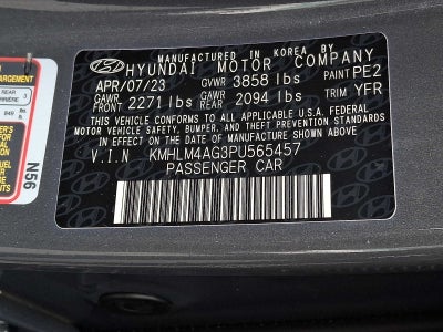 2023 Hyundai Elantra SEL