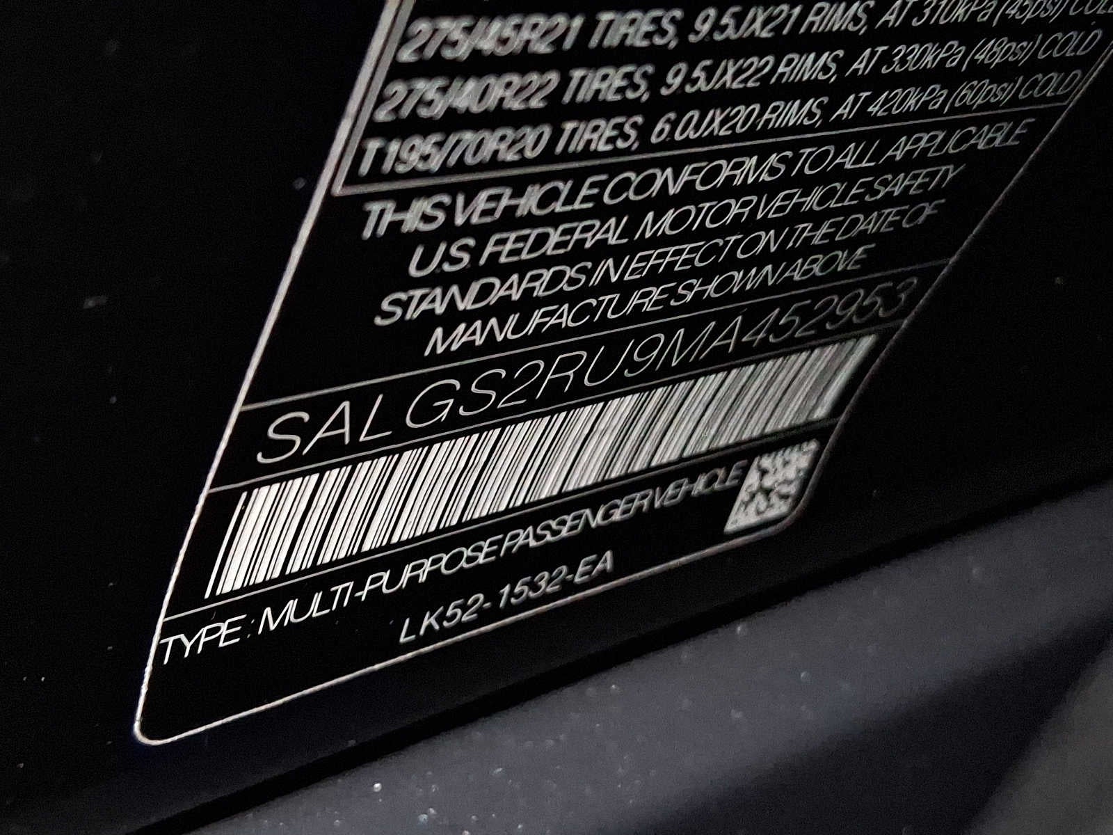 2021 Land Rover Range Rover Westminster SWB