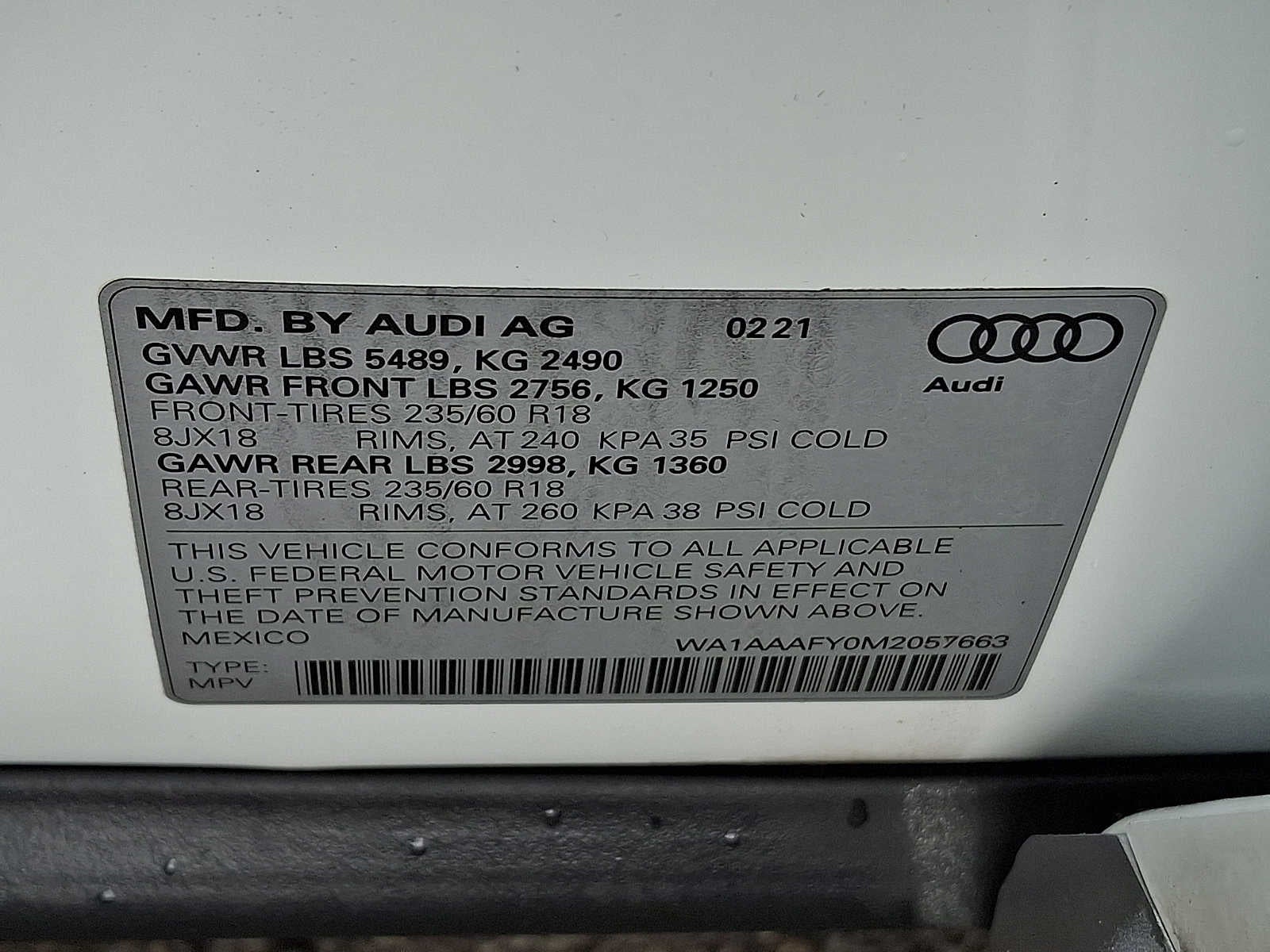 2021 Audi Q5 Premium