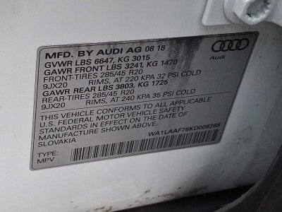 2019 Audi Q7 Premium Plus 55 TFSI quattro