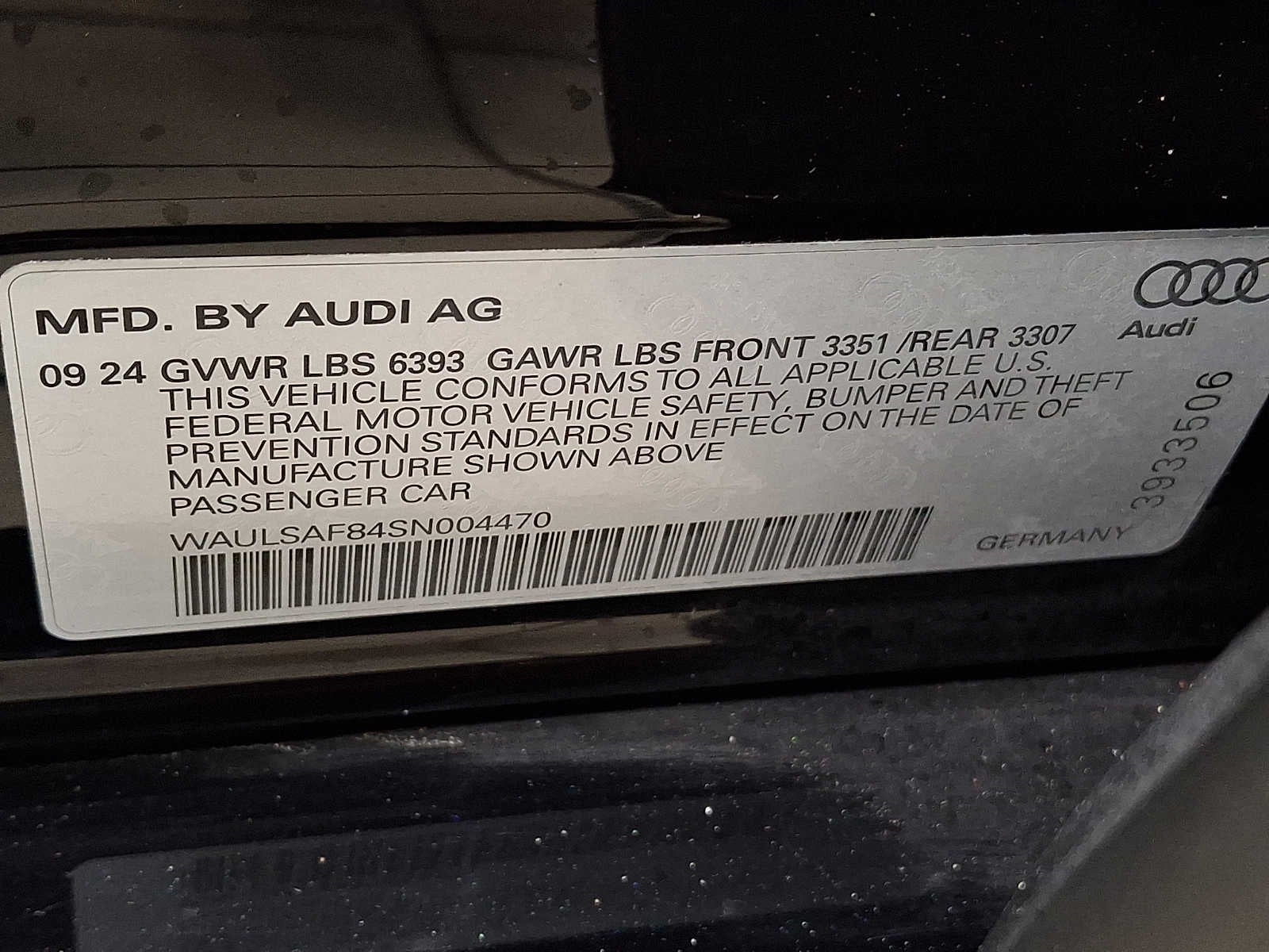 2025 Audi S8 4.0 TFSI
