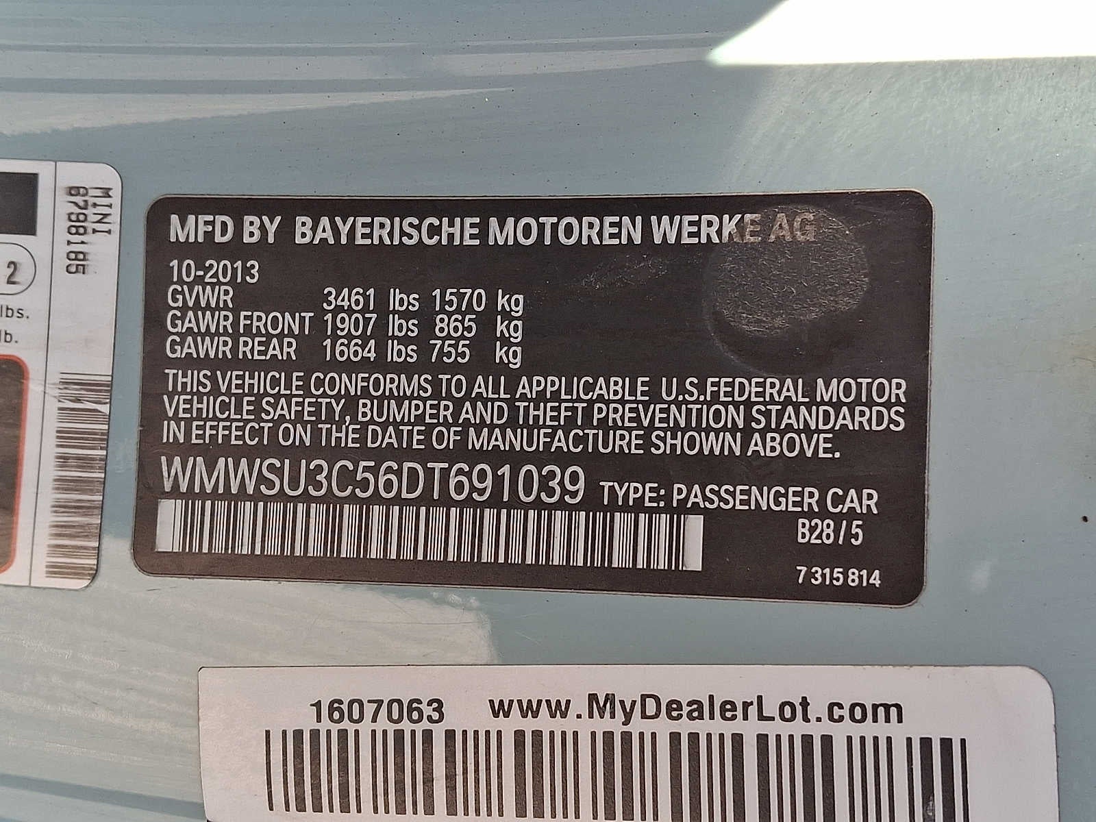 2013 MINI Hardtop 2dr Cpe