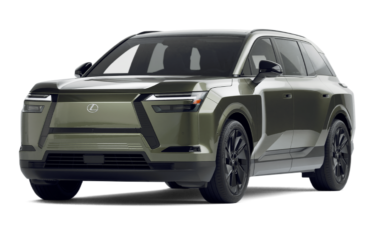 2027 Lexus TZ 450e Luxury AWD shown in Shaded Ivy.