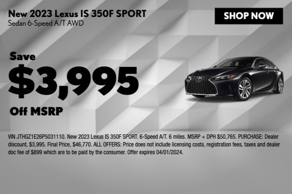 2023 Lexus IS 350F
